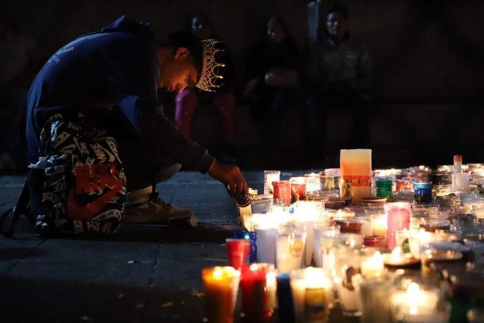 Peregrinos en la Basílica