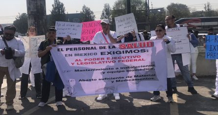 En el IMSS Bienestar personal de salud denuncia falta de insumos.