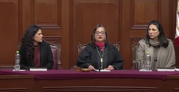 Norma Piña, Ministra presidenta de la Suprema Corte de Justicia de la Nación (SCJN), en su primer informe de labores.