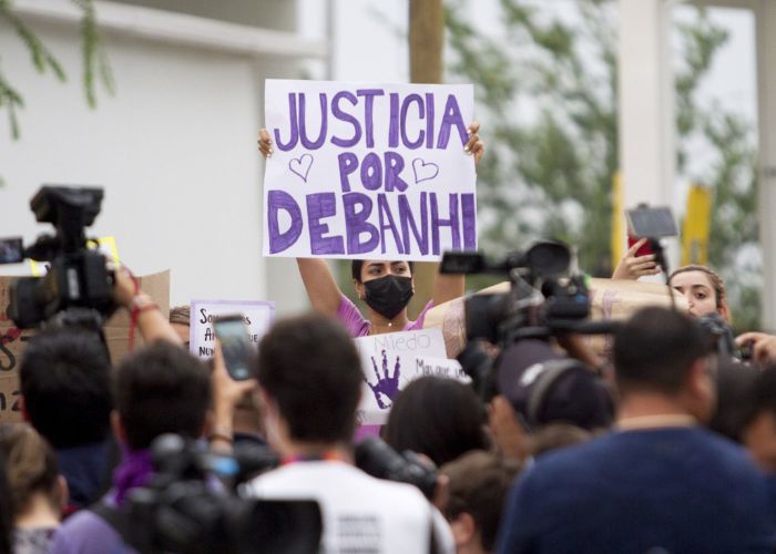 Protesta por justicia para Debanhi 