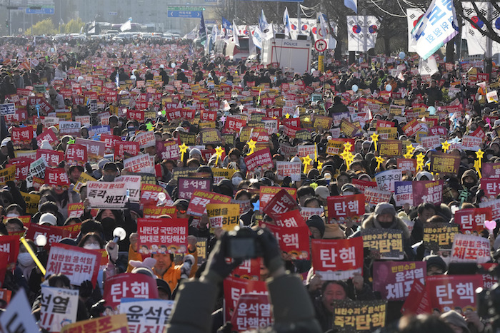 Protestas en Corea del Sur