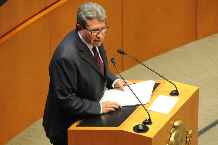 Ricardo Monreal en el Senado