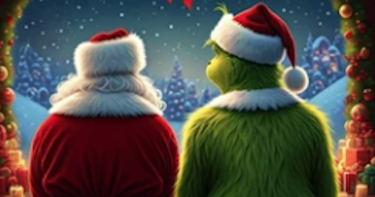 santa claus y el grinch