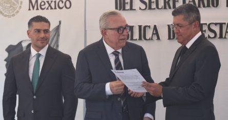 Óscar Rentería Schazarino es nombrado nuevo Secretario de Seguridad en Sinaloa