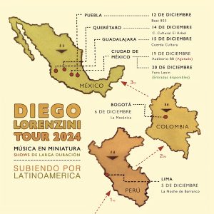 Tour en México de Diego Lorenzini. 