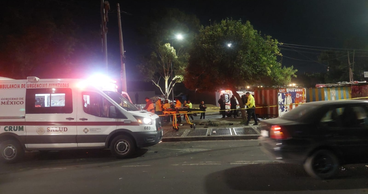 Un choque se registra en el cruce de Río Churubusco y Calz.I.Zaragoza