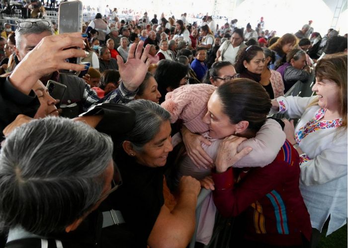 Apoyo de la gente a la presidenta Sheinbaum