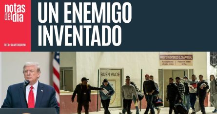 Trump llama "invasores" a migrantes. Insiste en que traen crimen. La realidad es otra