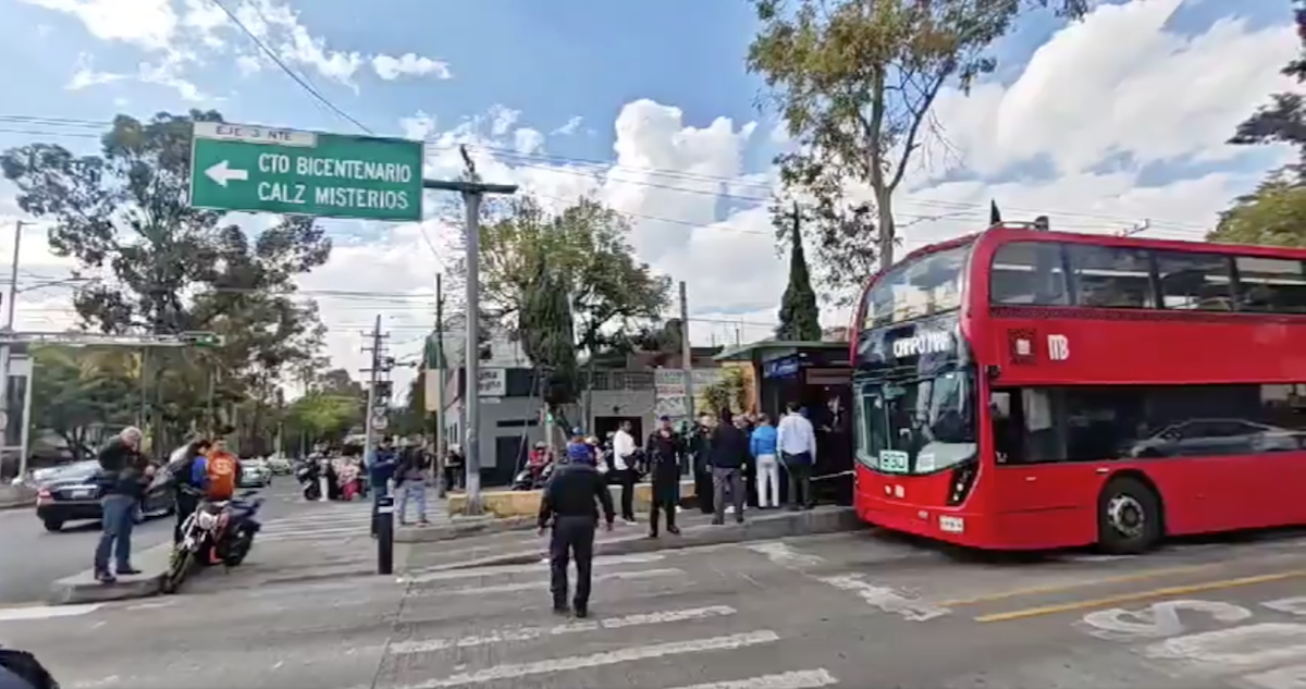 Accidente en Línea 7 Metrobús