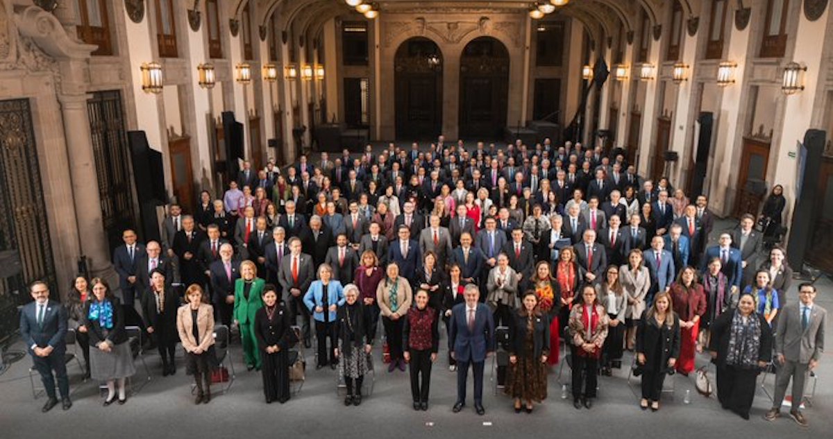 reunión de Sheinbaum con diplomáticos