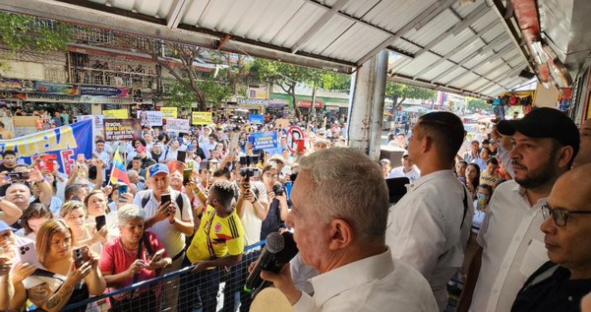 Álvaro Uribe Vélez desde Cúcuta.