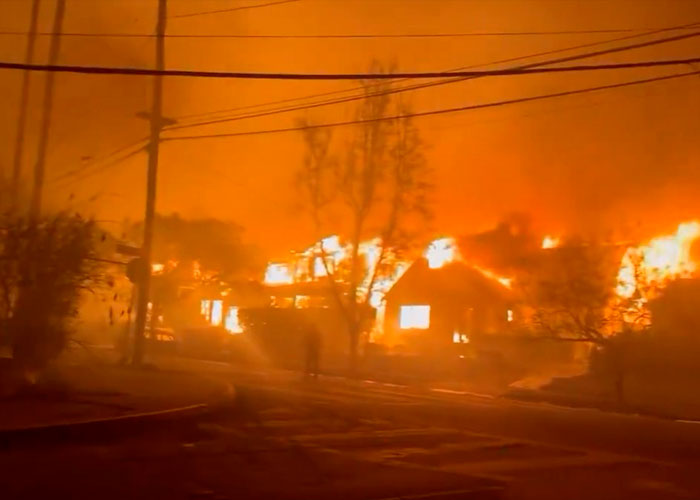 Fotos y videos de los incendios en Los Ángeles, California