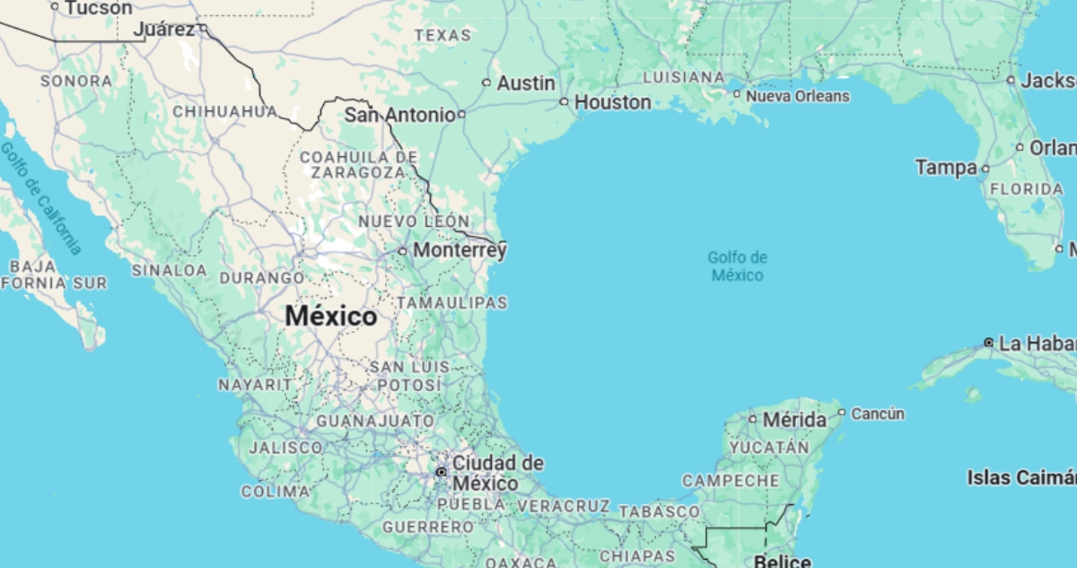 Google cambiará el nombre del Golfo de México por Golfo de América tras el decreto de Donald Trump.