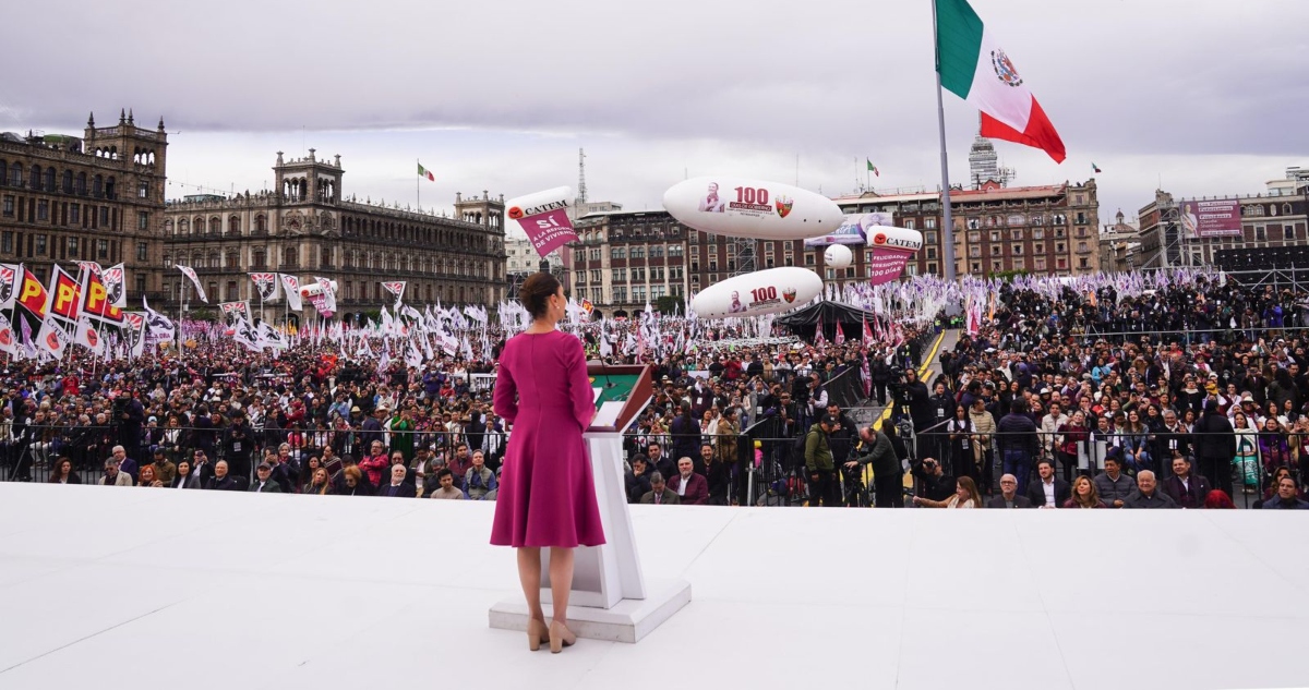 La Presidenta Claudia Sheinbaum Pardo aseguró que el pueblo la eligió para dar continuidad al proyecto de la Cuarta Transformación (4T) que inició Andrés Manuel López Obrador (AMLO) en 2018.