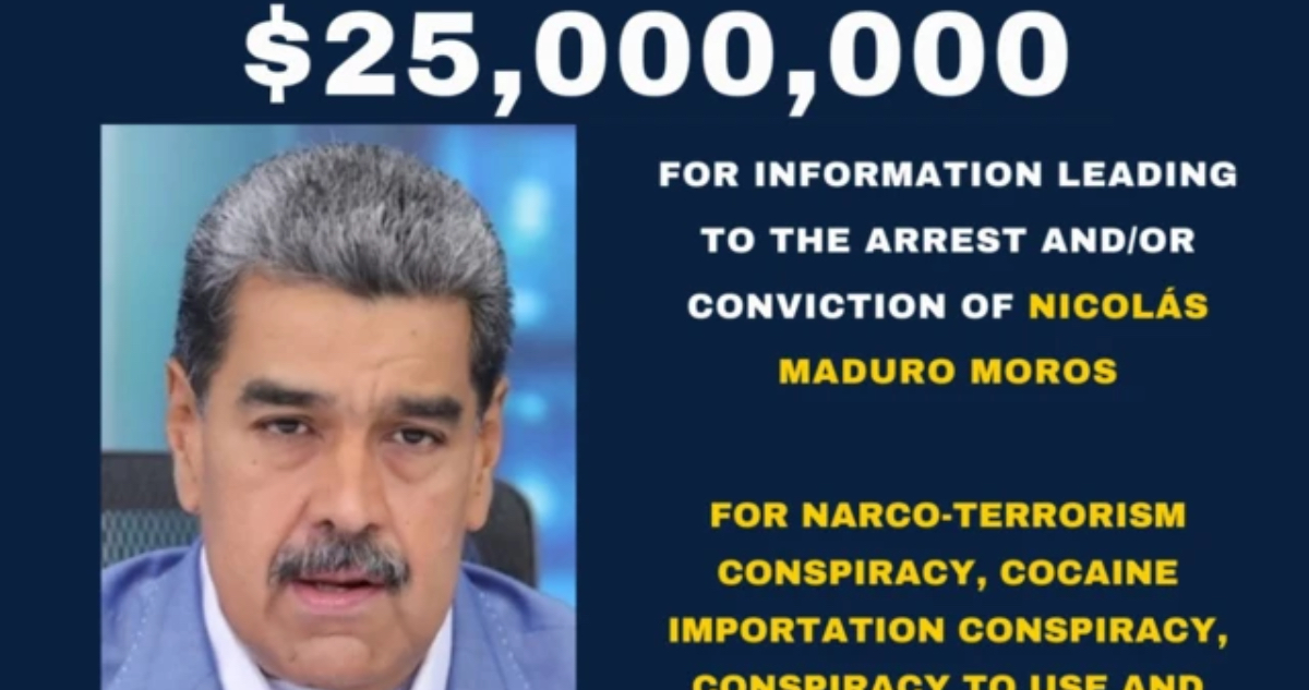 EU eleva a 25 millones de dólares la recompensa por Maduro y anuncia nuevas sanción.