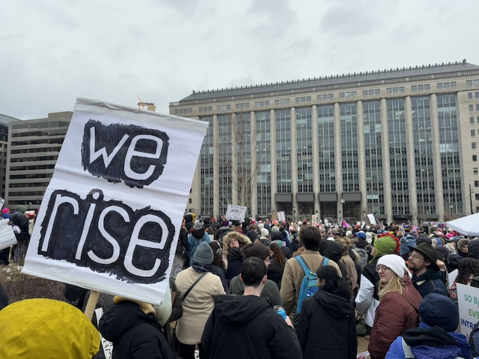 manifestación en washington contra trump