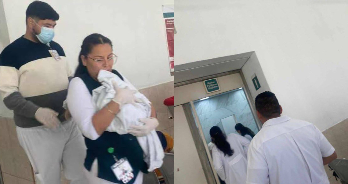 Menor da a luz en baño del IMSS en Aguascalientes; investigan posible negligencia.