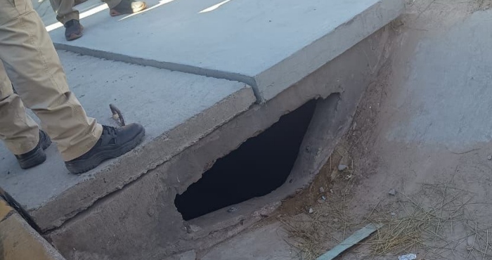 Descubren túnel de tráfico en Juárez.