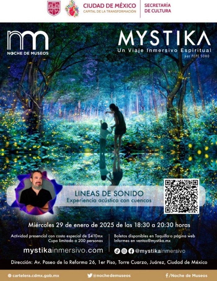 Mystika en la primera noche de museos