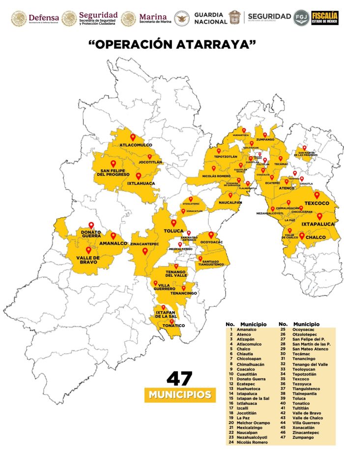 Realizan segunda fase de Operación Atarraya