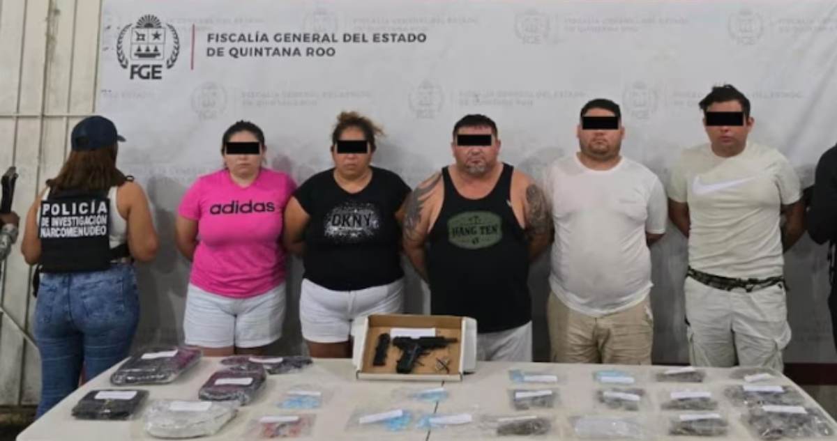 Raúl "N", líder del grupo "Güero Palma", es detenido en un operativo en Quintana Roo.