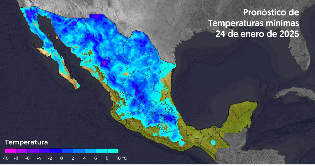 Frío extremo, lluvias y vientos marcarán el tiempo de México; así estará hoy el clima.