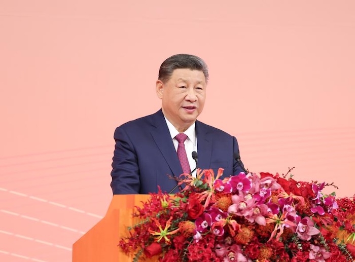 El Presidente chino, Xi Jinping, interviene en una cena de bienvenida organizada por el Gobierno de la Región Administrativa Especial de Macao.