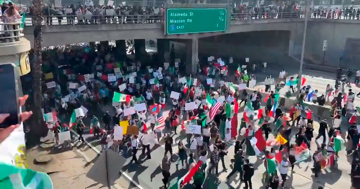 Miles protestan en Los Ángeles contra las deportaciones masivas. No son los únicos