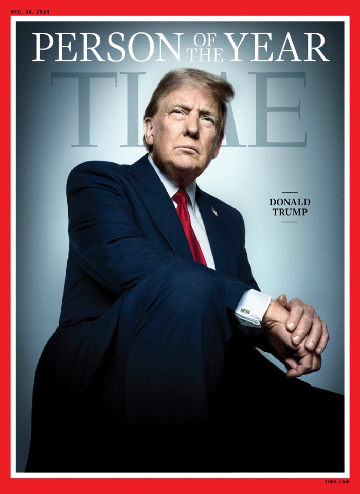 Trump reacciona a portada de TIME con Musk.