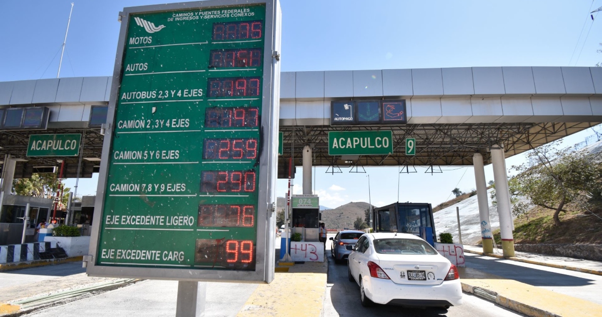 Capufe reanuda cobro de peaje en la Autopista del Sol. Estas son las nuevas TARIFAS