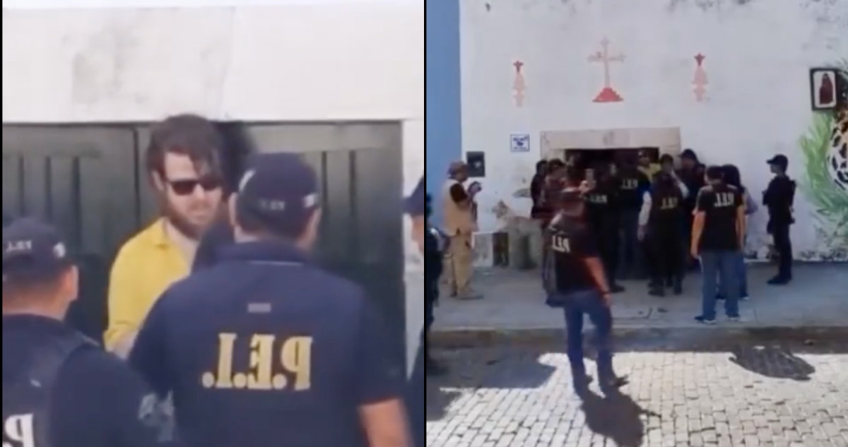 VIDEO: Joan "S", español que agredió a mujer en una cafetería de Mérida, es detenido