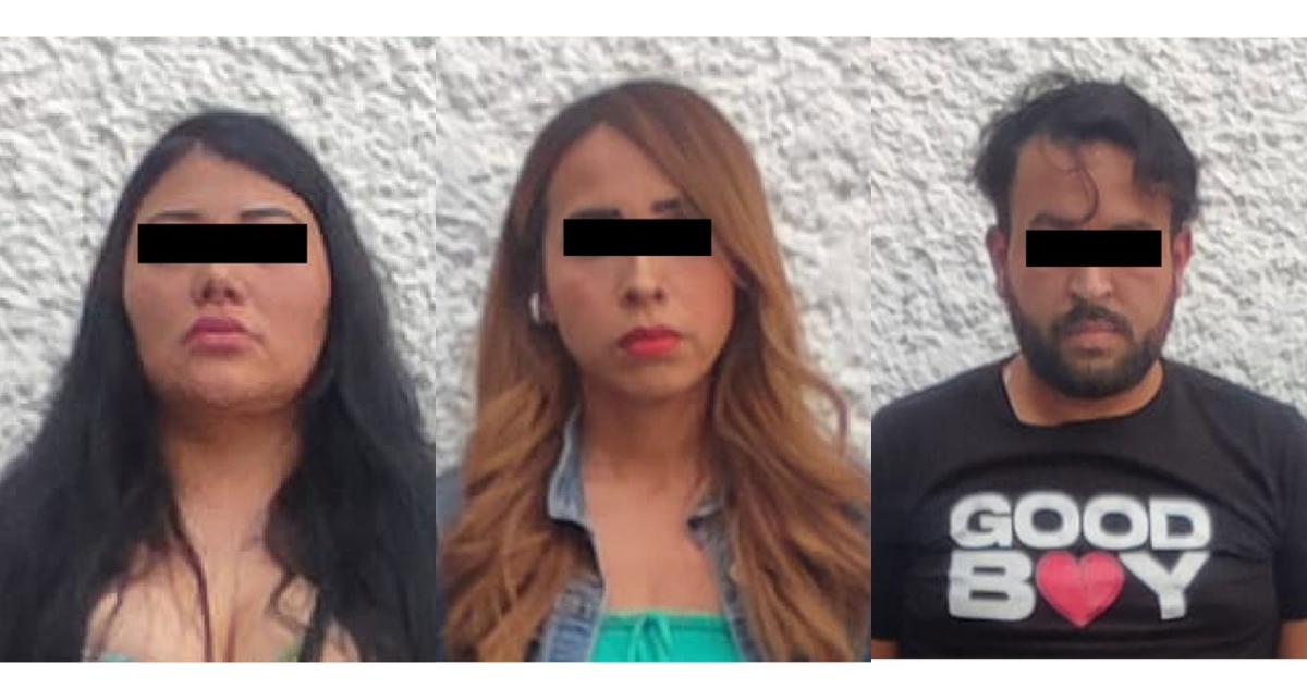 Autoridades detienen a 2 mujeres y 1 hombre por amenazar a dueño de taquería "Ruben's